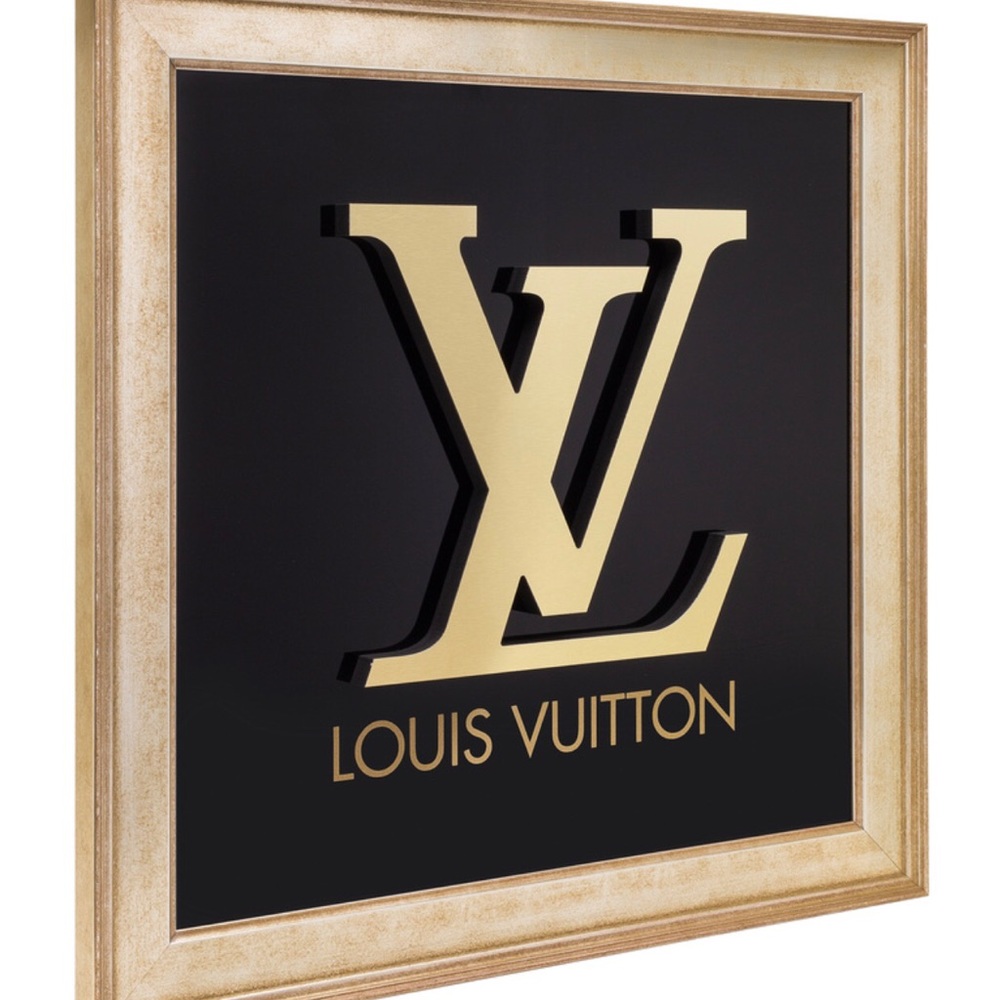 RARE LOUIS VUITTON STORE DISPLAY PLAQUE